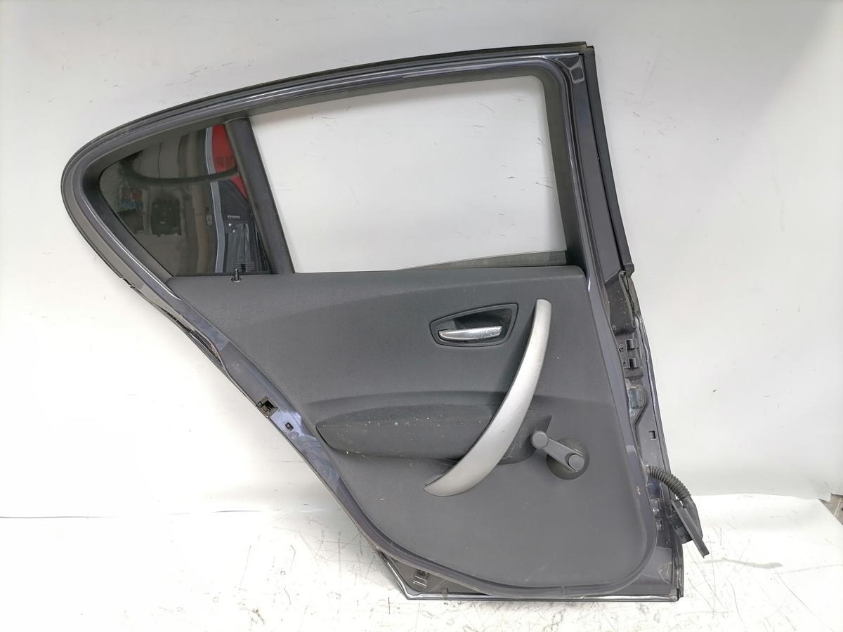 BMW 1er E87 original T&uuml;r hinten links Sparkling Graphite Bj.2005